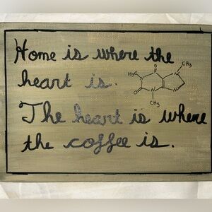 Hand Painted Coffee Sign